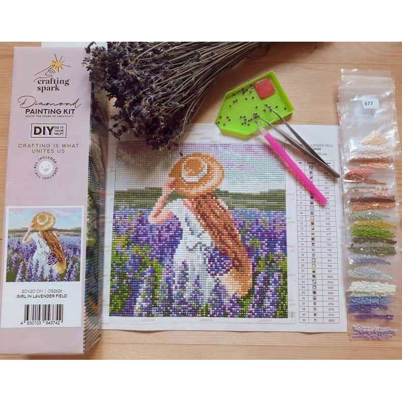 Groom CS269 7.9 x 7.9 inches Crafting Spark Diamond Painting Kit