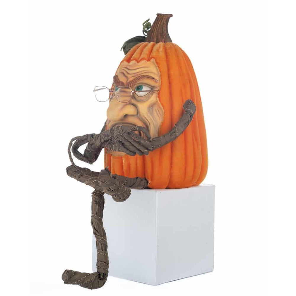 Grumpy Lanky Leg Pumpkin by Katherine's Collection  1