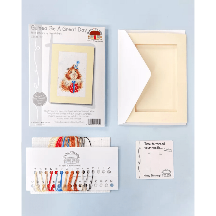 Guinea Be A Great Day -Thread Pack XGC38-TP Counted Cross Stitch Kit