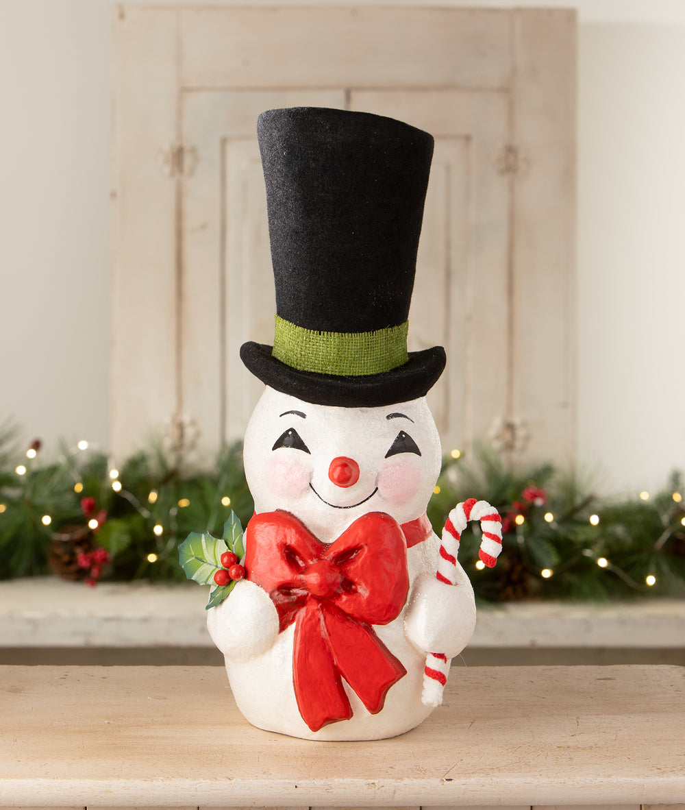 Tall Hat Jolly Snowman by Bethany Lowe Designs, image 2