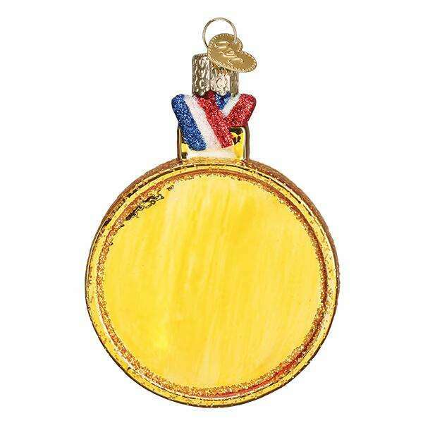 Old World Christmas Gymnastics Blown Glass Ornament