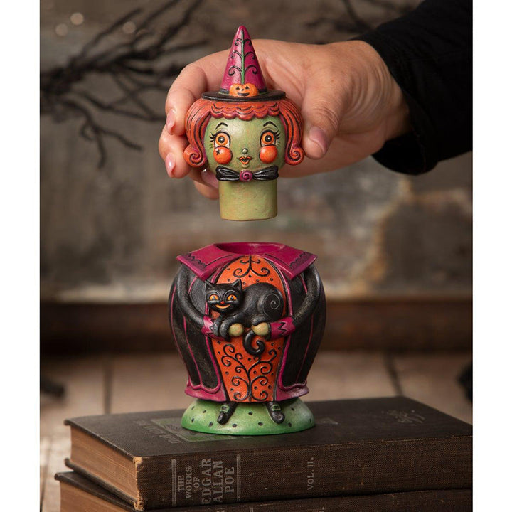 Hagatha and Jack Spooks Jar by Bethany Lowe Designs image 2