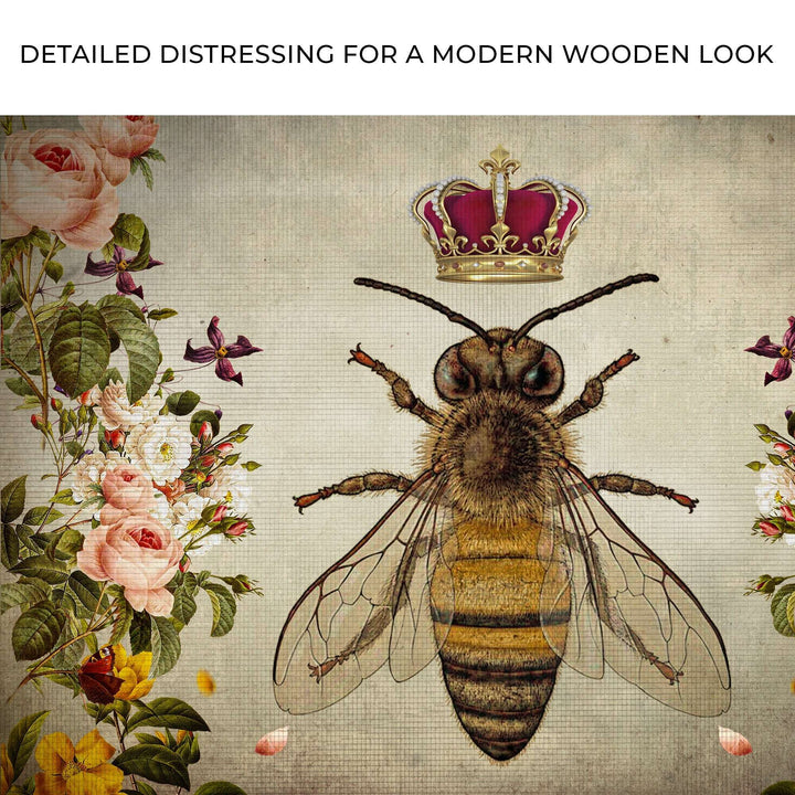 Hail Queen Bee Canvas Wall Art