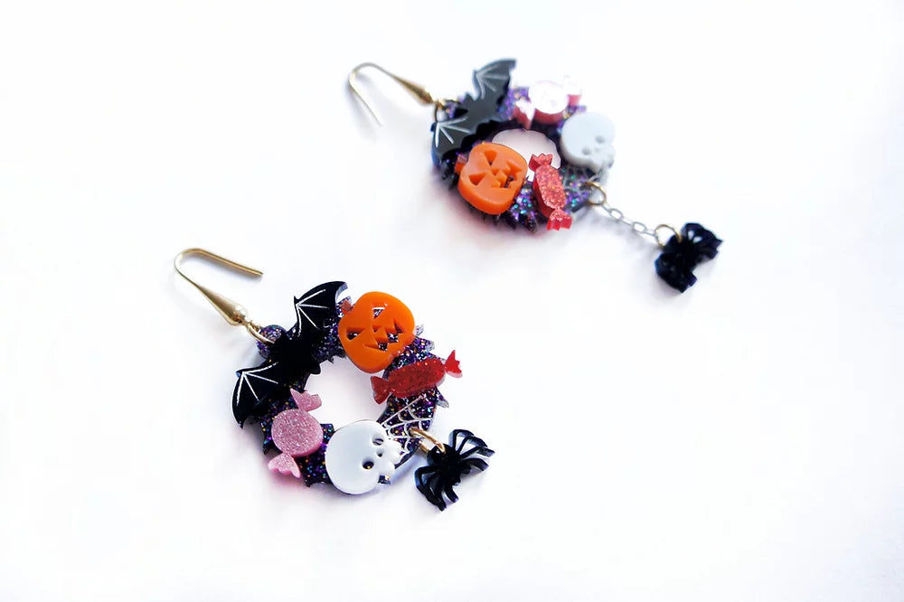 Halloween Crowns Earrings by Laliblue - Quirks!