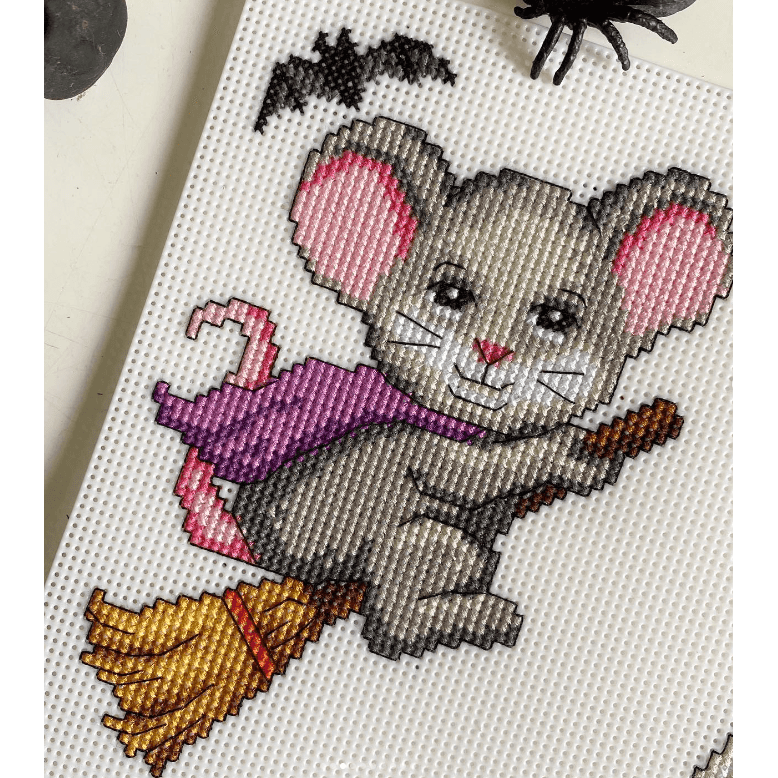 "Halloween Mouses" 102CS Counted Cross-Stitch Kit