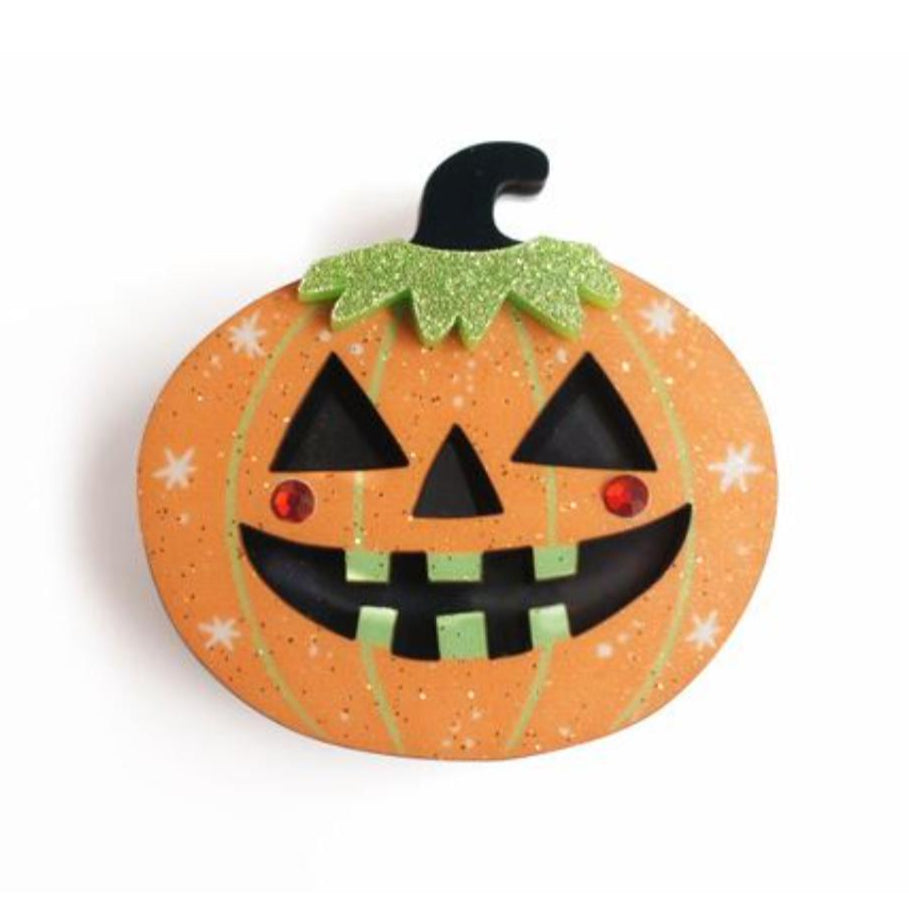 Halloween Pumpkin Brooch By Laliblue
