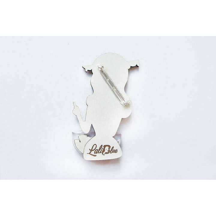 Halloween Punch Brooch by Laliblue
