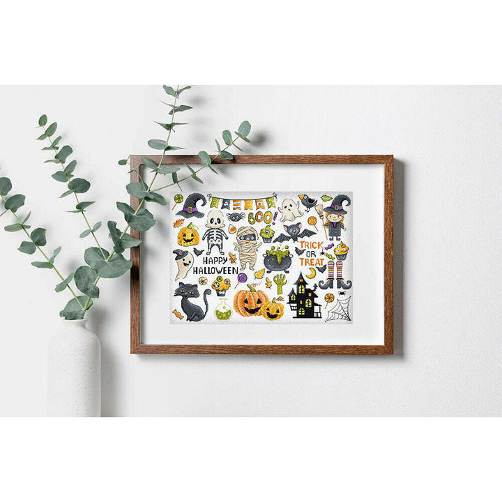 Halloween Sampler L8225 Counted Cross Stitch Kit