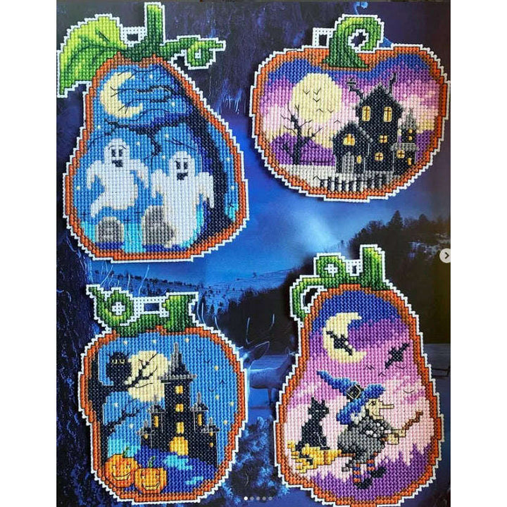 Halloween Scenes 147CS Counted Cross-Stitch Kit