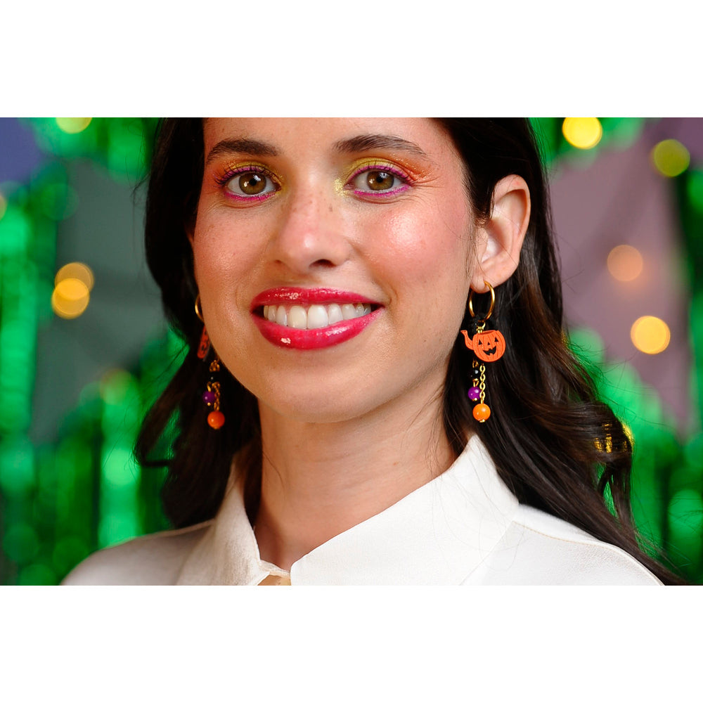 Halloween Tea Set Earrings by Laliblue 2