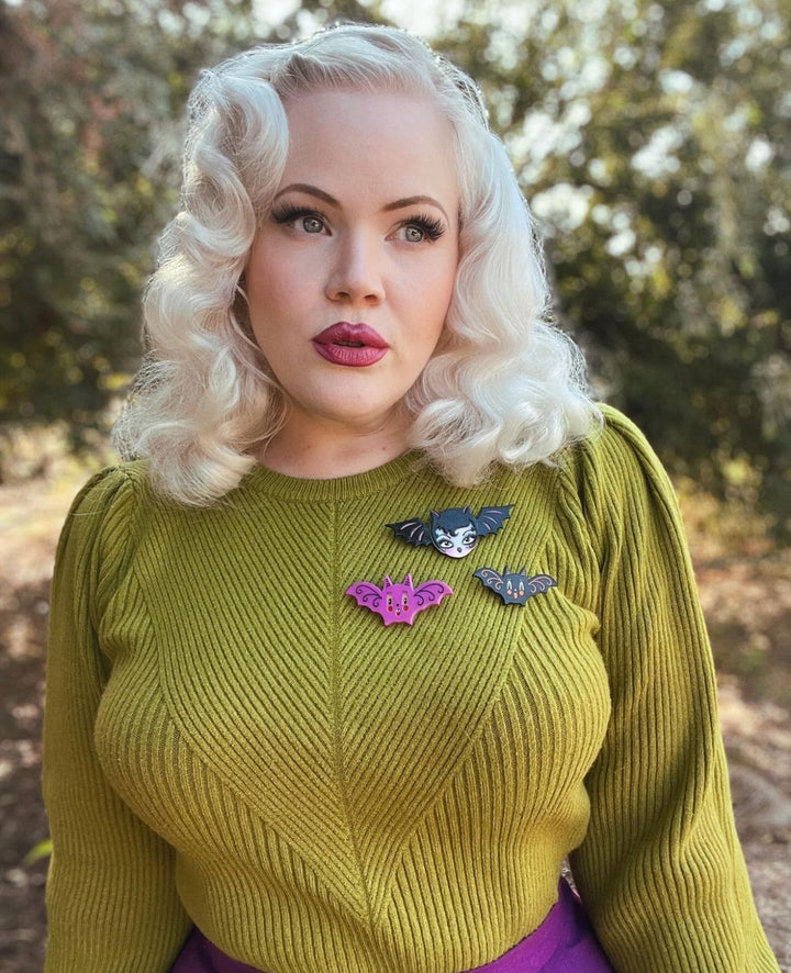 halloween bat brooches johanna parker miss fluff