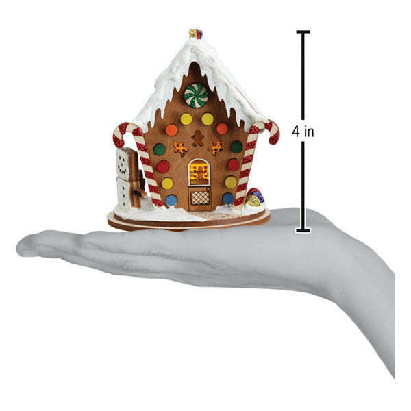 Old World Christmas Hansel & Gretyl Gingerbread Blown Glass Ornament