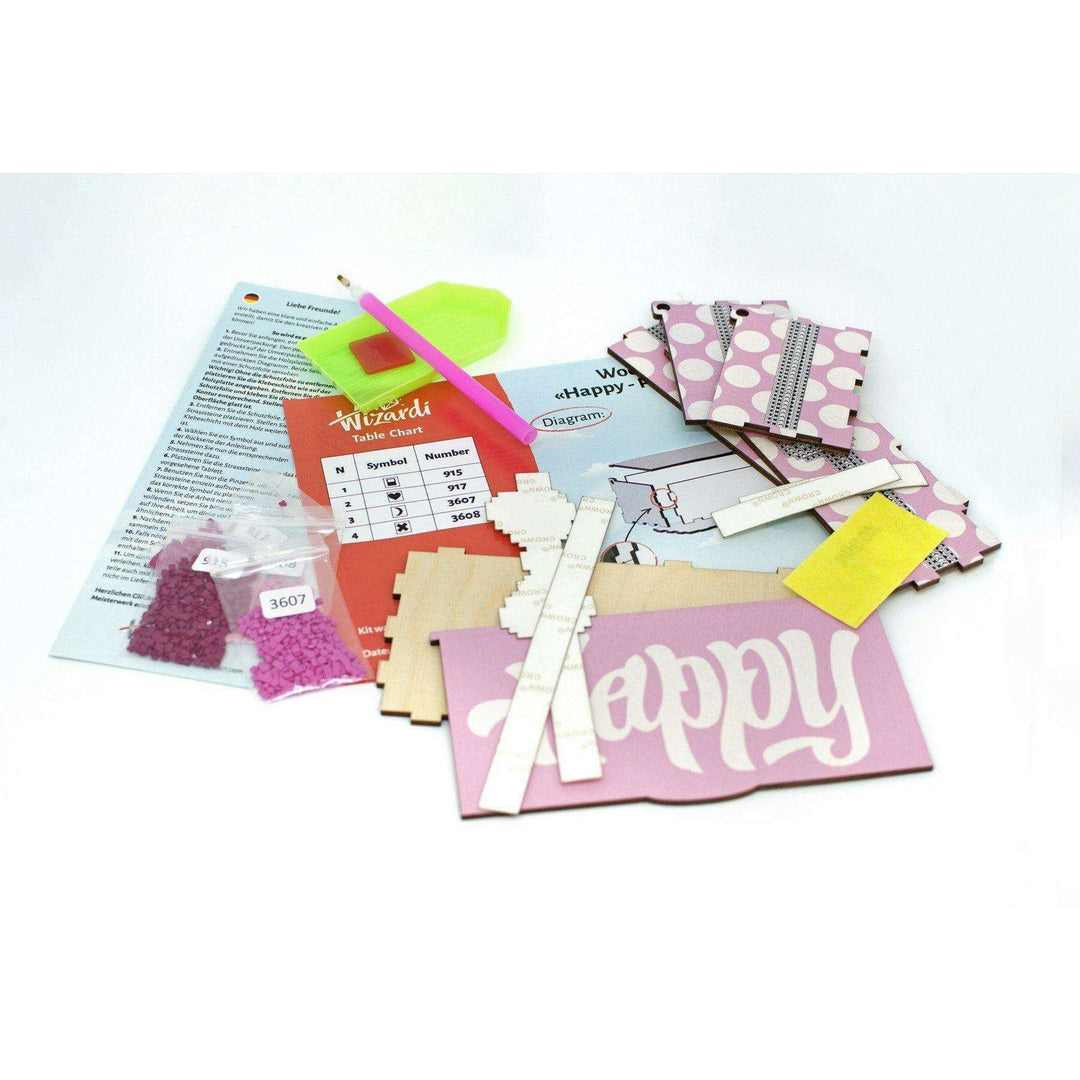 Happy Emerald  Diamond painting kit WW058