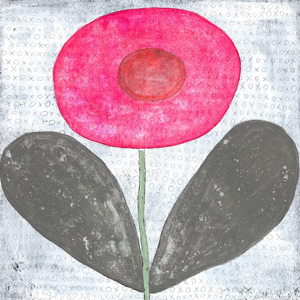 "Happy Flower" Gallery Wrap Art Print - Quirks!