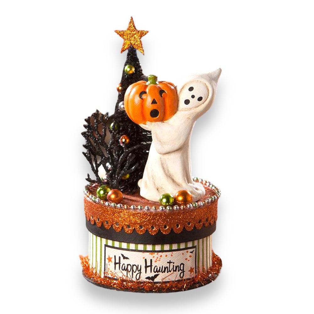 Happy Haunting Ghost On Box by Bethany Lowe - Quirks!