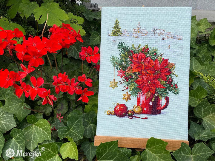 Happy Holiday K-194 Counted Cross-Stitch Kit