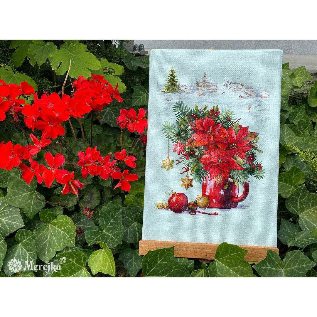 Happy Holiday K-194 Counted Cross-Stitch Kit
