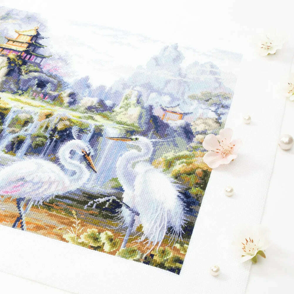 Happy Morning 550-756 Counted Cross-Stitch Kit