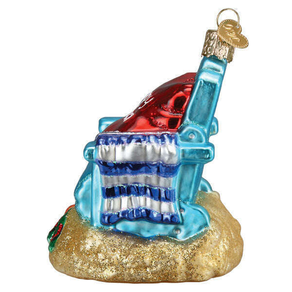 Old World Christmas Happy Place Blown Glass Ornament