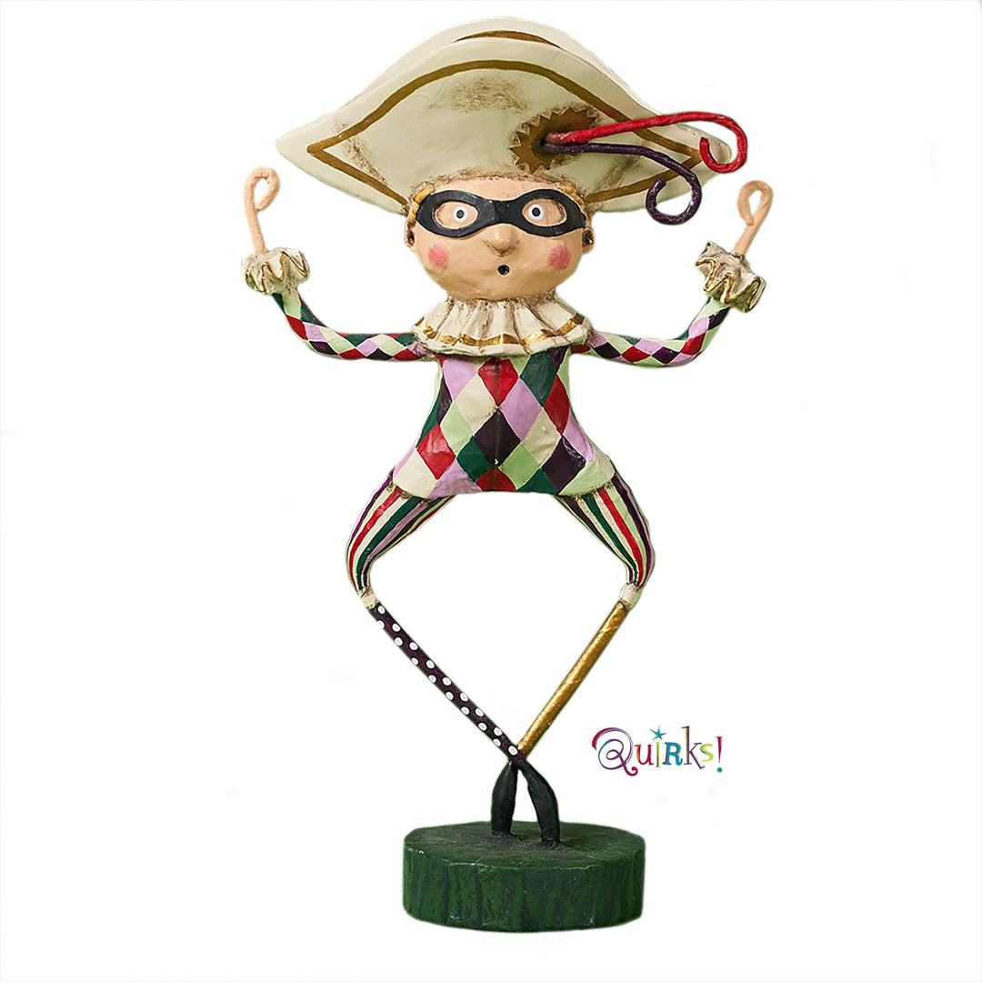 Harlequin Dancer Nutcracker Figurine by Lori Mitchell - Quirks!