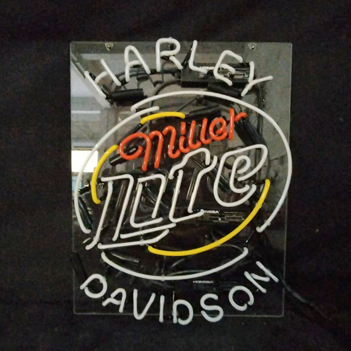 Harley Davidson Miller Lite Neon Signs
