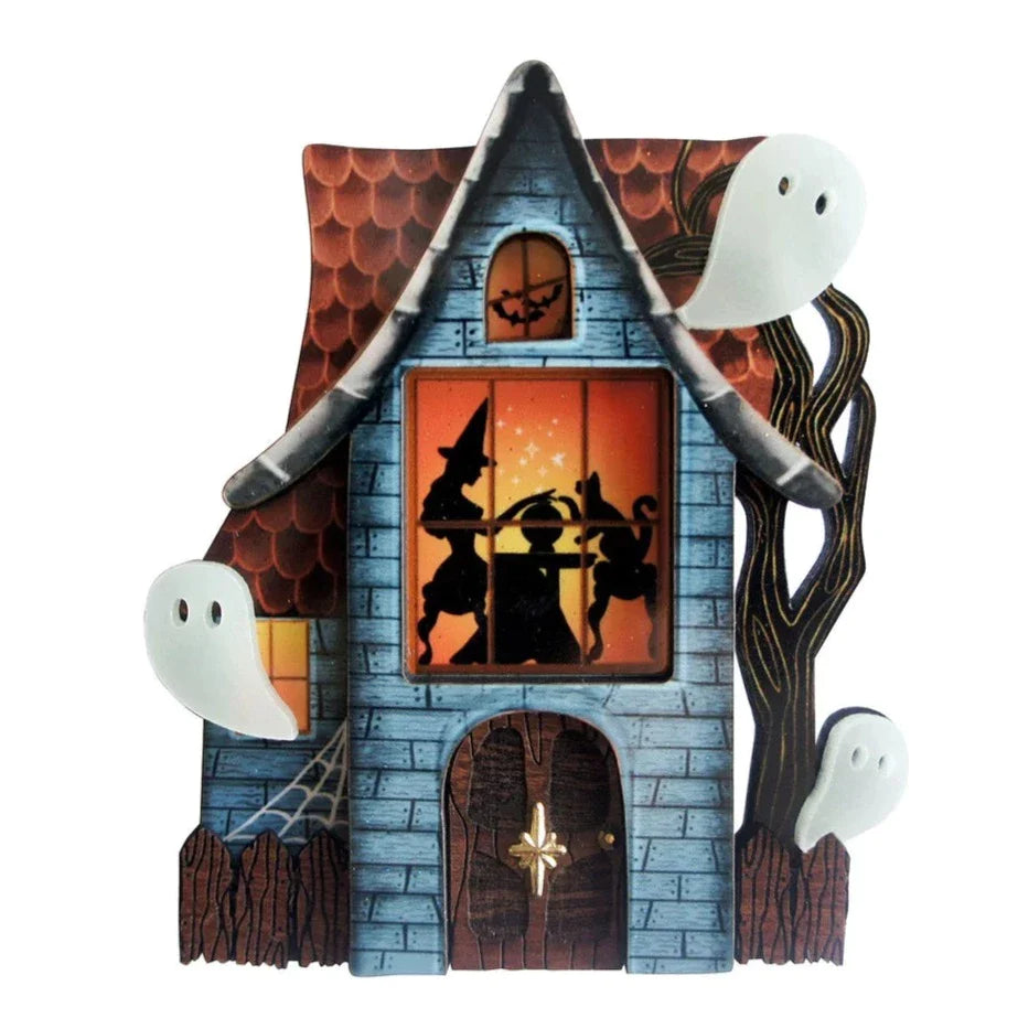 Haunted House Halloween Brooch by Laliblue - Quirks!