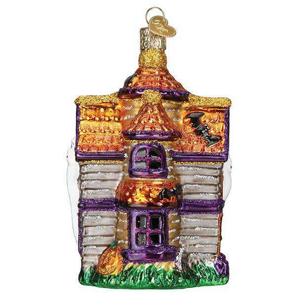 Old World Christmas Haunted Mansion Blown Glass Ornament