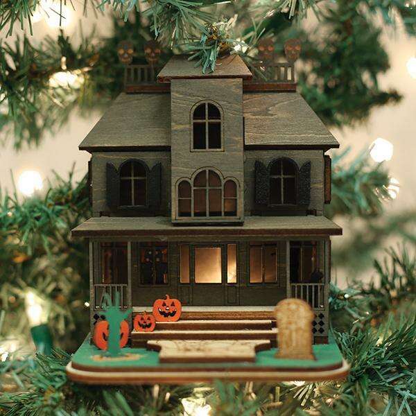 Old World Christmas Haunted Mansion Blown Glass Ornament