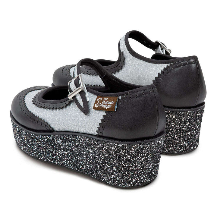 Havana Glitter Women's Mary Jane Platforms