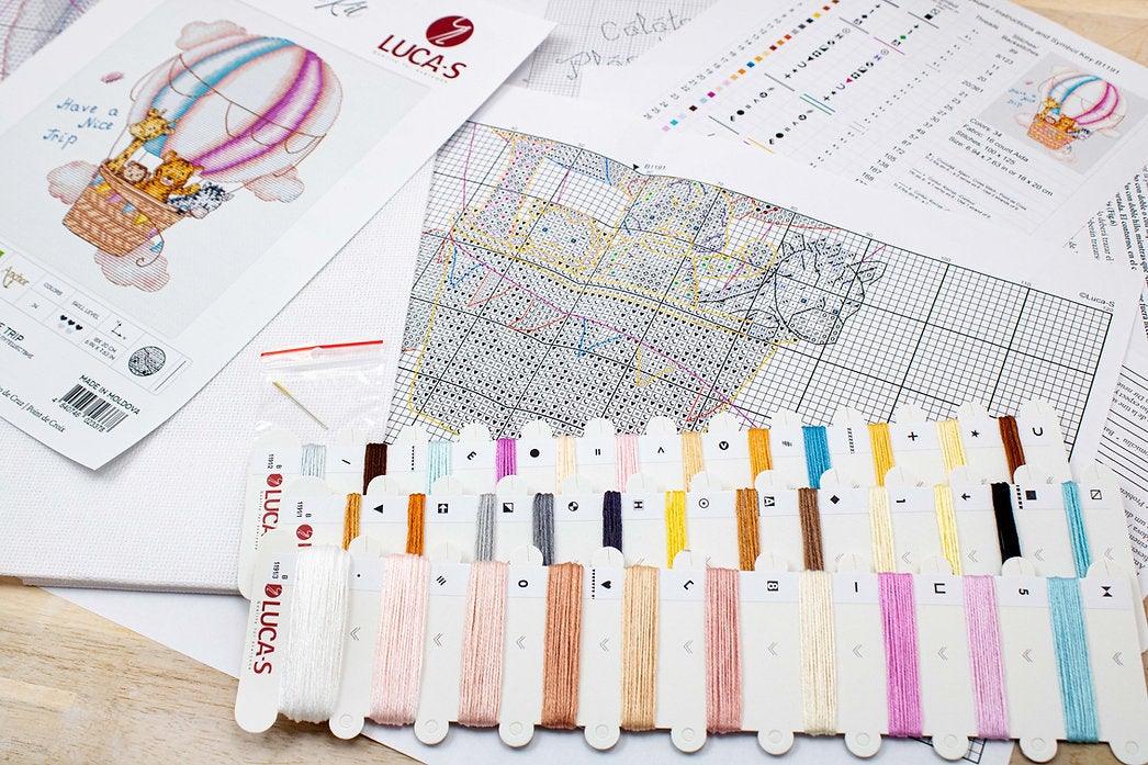 Have a nice trip B1191L Counted Cross-Stitch Kit