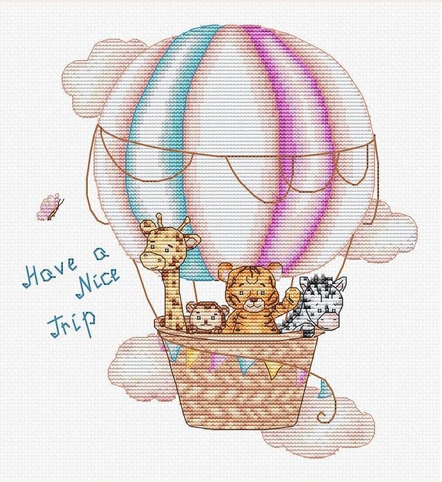 Have a nice trip B1191L Counted Cross-Stitch Kit