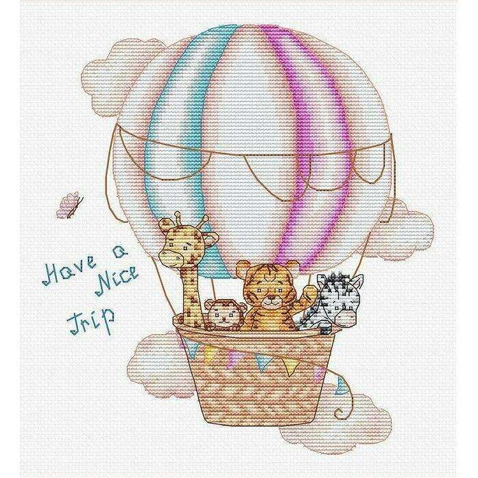 Have a nice trip B1191L Counted Cross-Stitch Kit