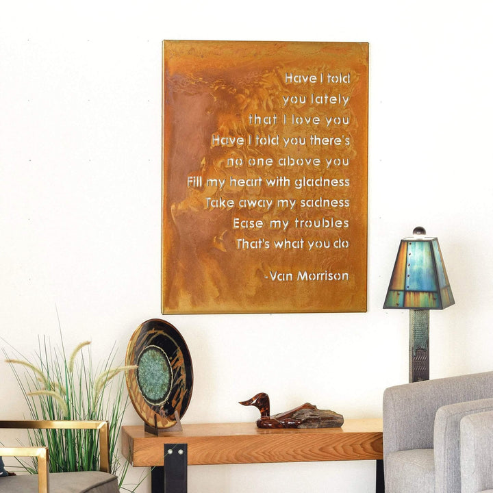 "Have I Told You Lately That I Love You" Wall Art by Prairie Dance - Quirks!