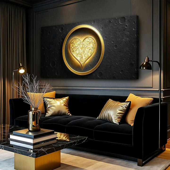 Heart Eclipse Wall Art