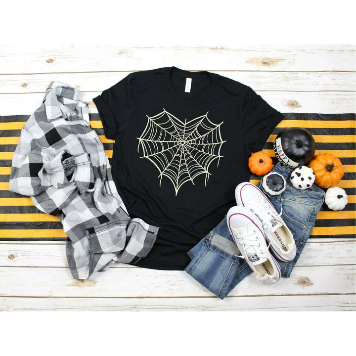 Heart Spider Web Tee - Unisex Shirt