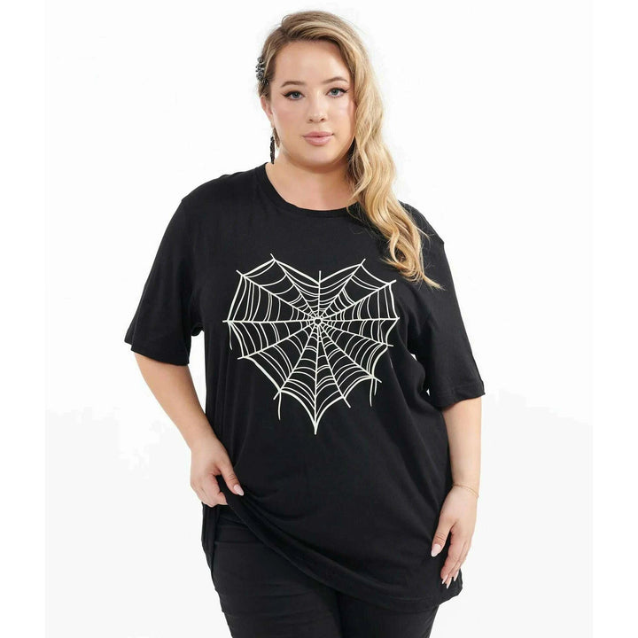 Heart Spider Web Tee - Unisex Shirt