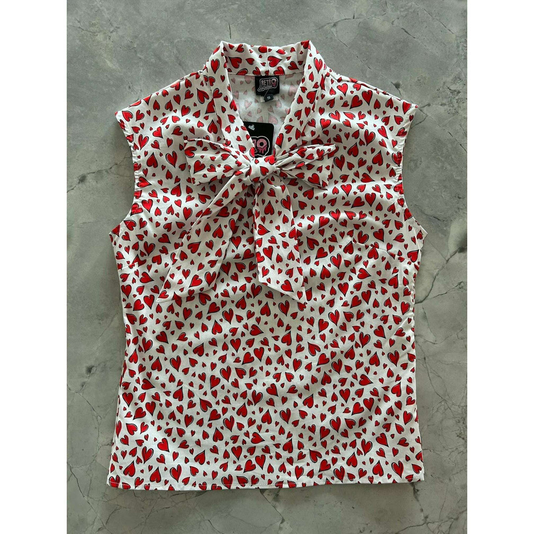 Hearts Bow Top