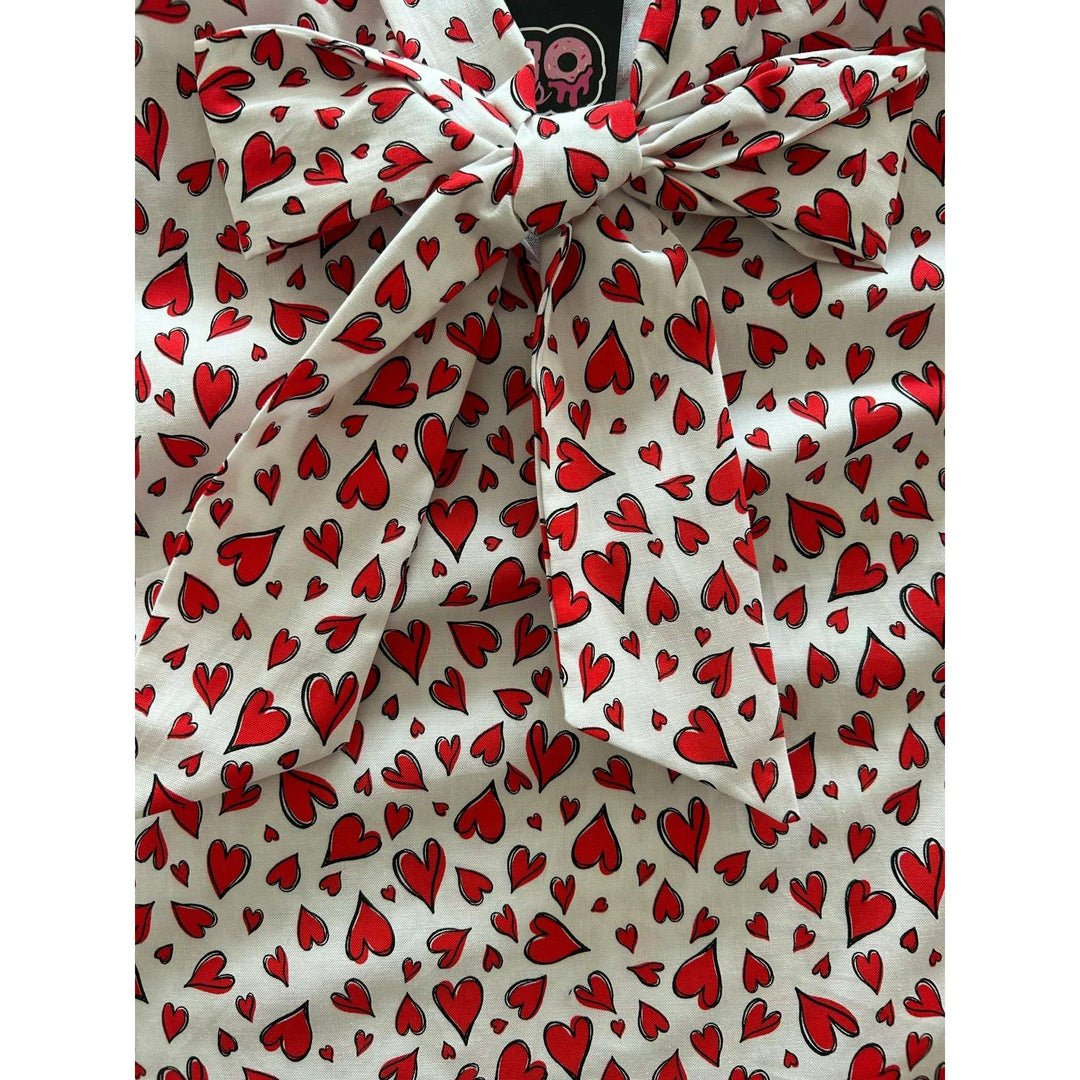 Hearts Bow Top