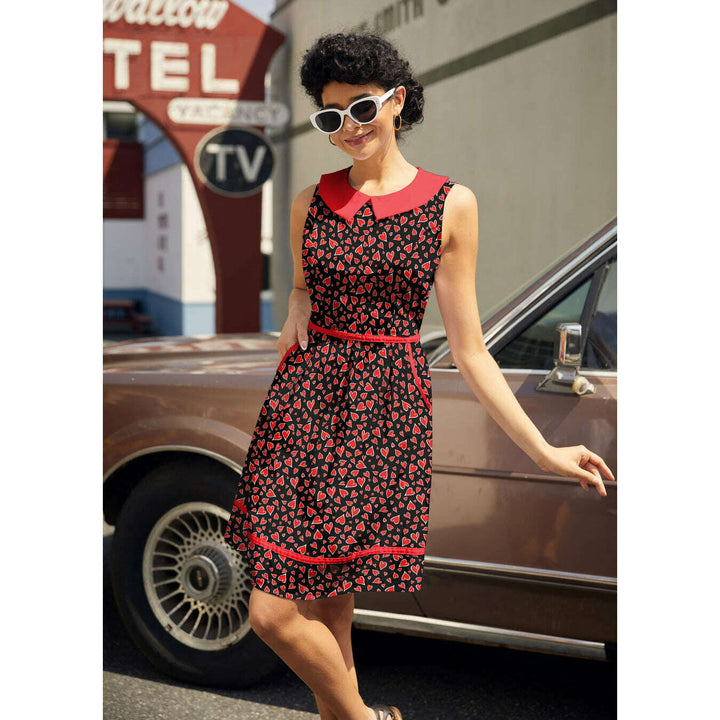 Hearts Collared Dress