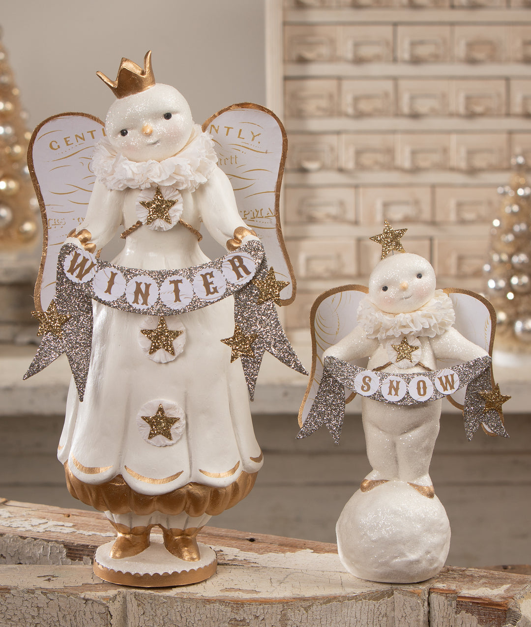 Winter Snow Angel Large by Bethany Lowe Designs, image 3