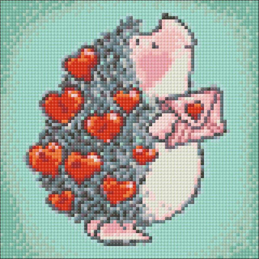 Hedgehog CS2311 7.9 x 7.9 inches Crafting Spark Diamond Painting Kit