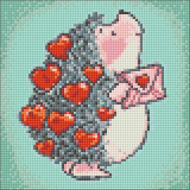 Hedgehog CS2311 7.9 x 7.9 inches Crafting Spark Diamond Painting Kit