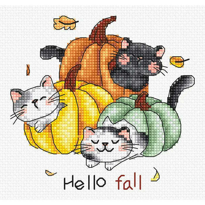 Hello Fall L8078 Counted Cross Stitch Kit
