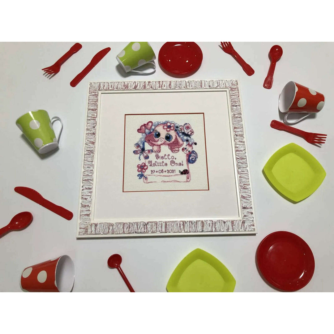 Hello, Little One! (for girl) R1934 Counted Cross Stitch Kit