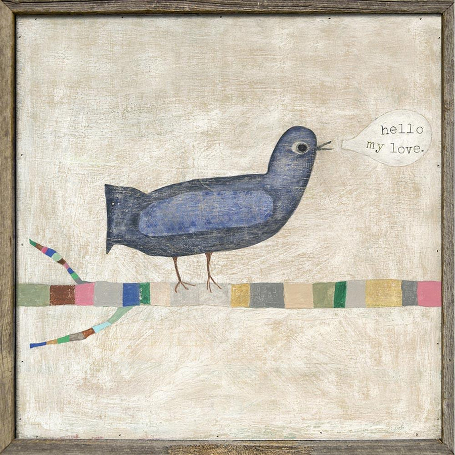 "Hello, My Love (Bird)" Art Print - Quirks!