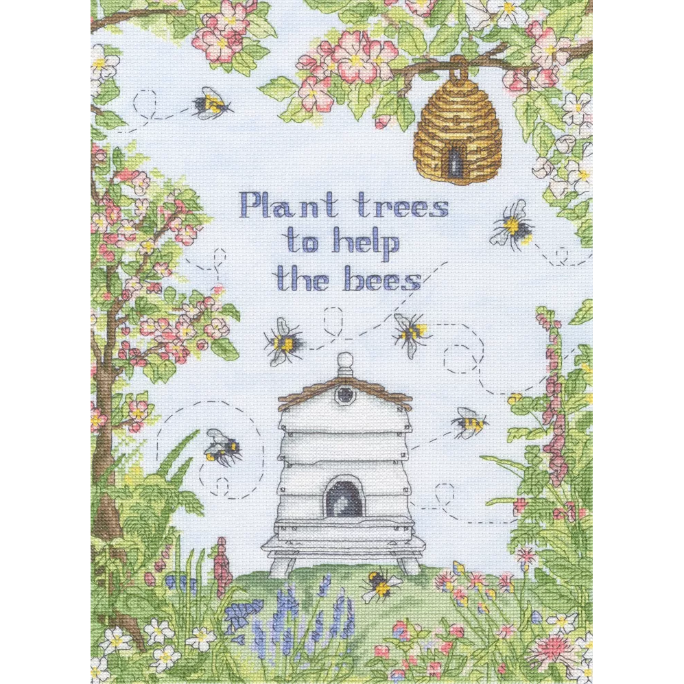 Help The Bees XAL15 Counted Cross Stitch Kit