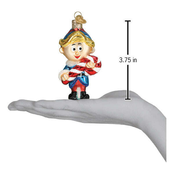 Old World Christmas Hermey the Elf Blown Glass Ornament