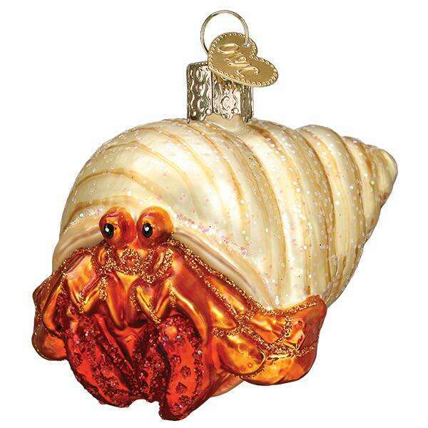 Old World Christmas Hermit Crab Blown Glass Ornament