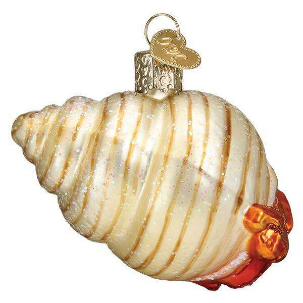 Old World Christmas Hermit Crab Blown Glass Ornament
