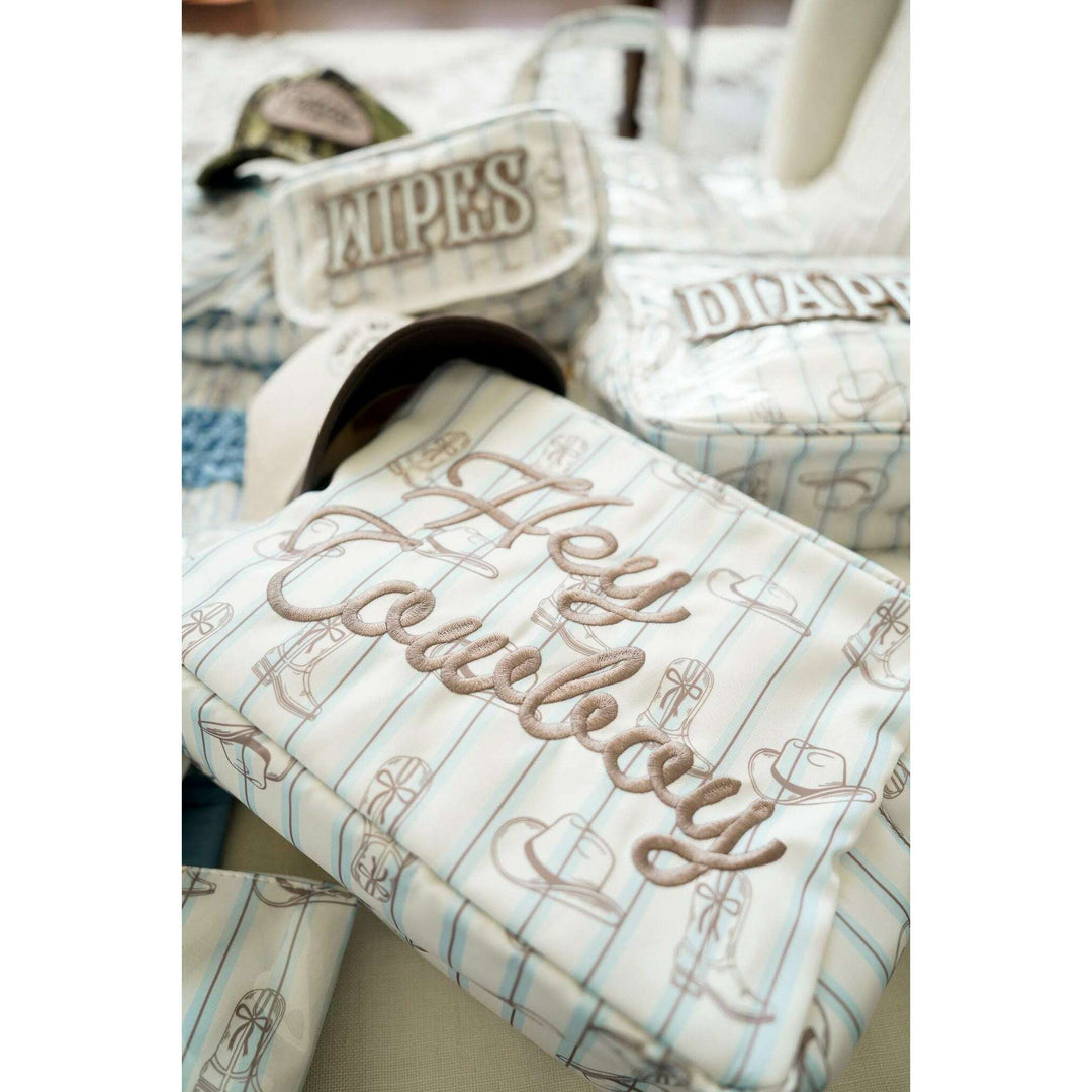 Hey Cowboy - Western Blues Striped XL Bag